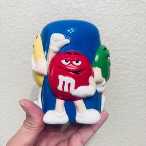 Mars M&Ms characters ceramic salt & pepper shaker rare, 4 inches
